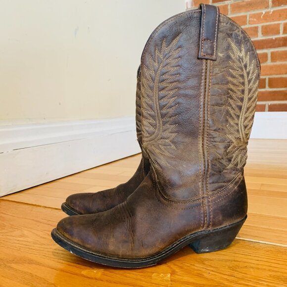 Laredo Vintage Cowboy Western Boots Women's Size 7 M - Picture 7 of 16